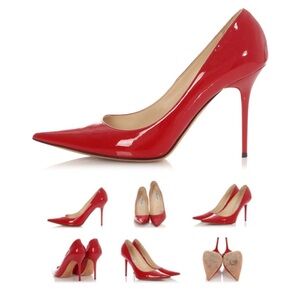 Jimmy Choo Glossy Red Heels
